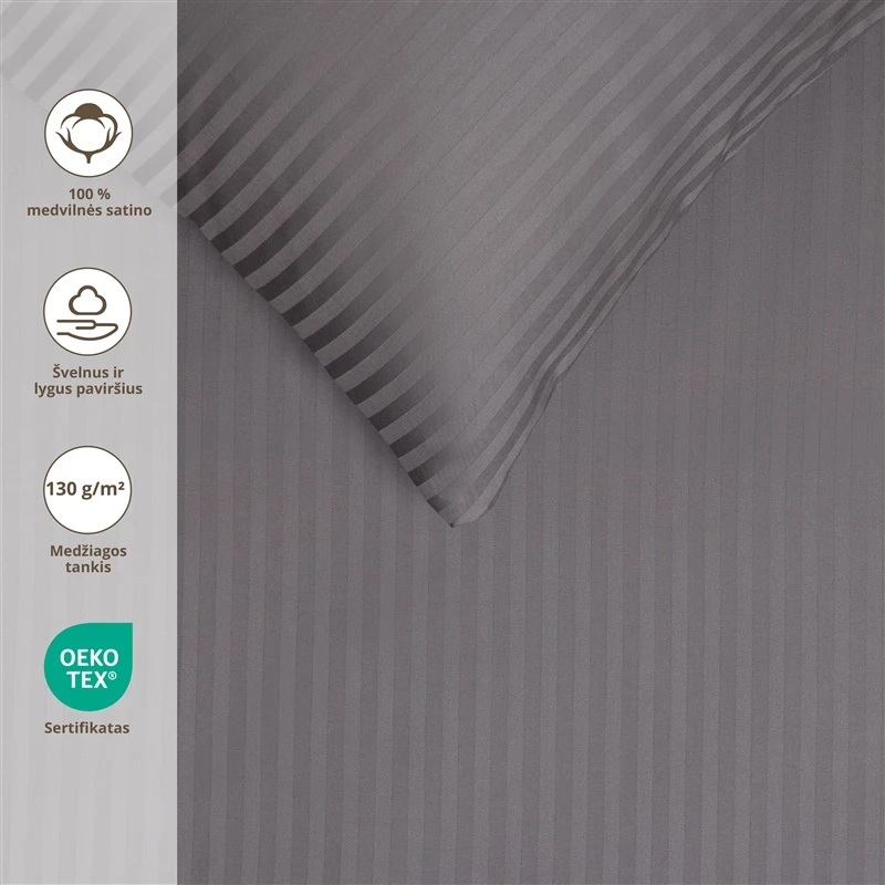 Kom pārv kok sat grey 140x200