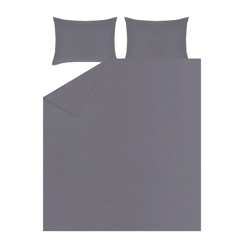 Gultas veļas komplekts Domoletti Striped Grey, pelēka krās., 200 x 220 cm