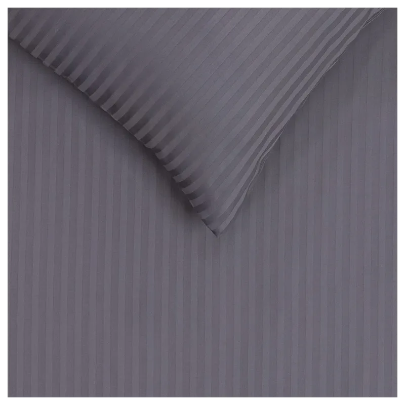 Gultas veļas komplekts Domoletti Striped Grey, pelēka krās., 200 x 220 cm