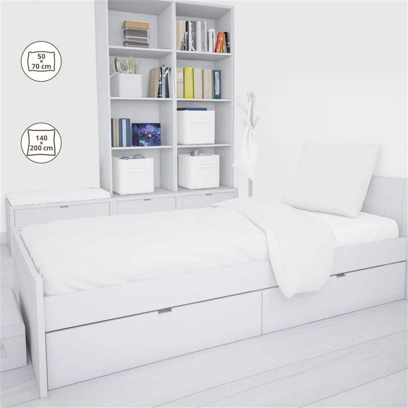 Kom pārv kok sat white 140x200