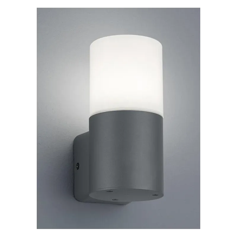 Āra sienas lampa Domoletti Orte, 40W, E27, IP44, melna krās., 8.5 cm x 17.5 cm