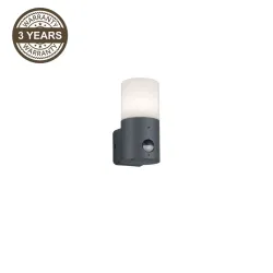 Sieninis lauko šviestuvas Domoletti Orte 14216-PIR, 40W, E27, IP44, juoda sp., 8.5 cm x 17.5 cm