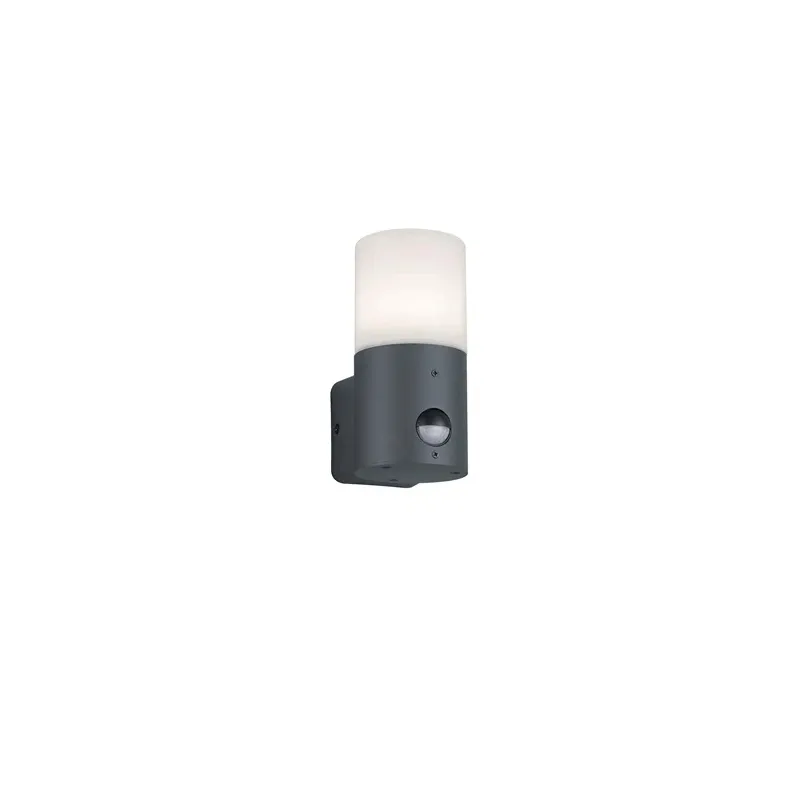 Āra sienas lampa Domoletti Orte 14216-PIR, 40W, E27, IP44, melna krās., 8.5 cm x 17.5 cm