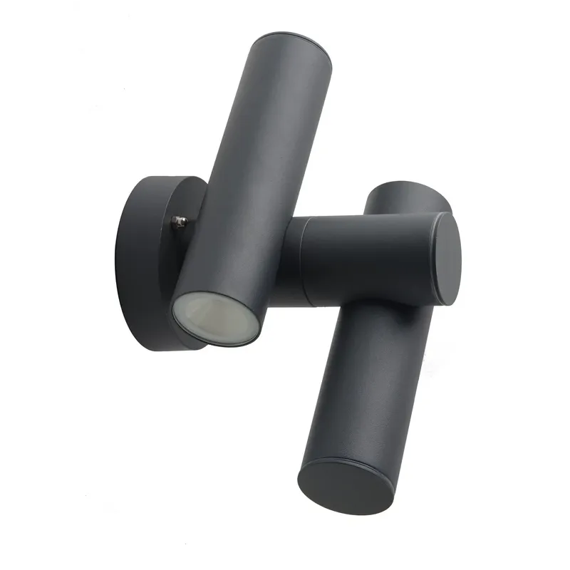 Уличный настенный светильник Domoletti Flip QY200645, 6.5Вт, LED, IP44, черный цв., 10.5 см x 25.3 см