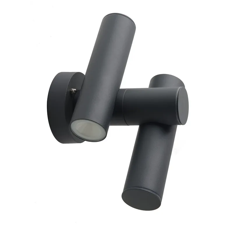 Уличный настенный светильник Domoletti Flip QY200645, 6.5Вт, LED, IP44, черный цв., 10.5 см x 25.3 см