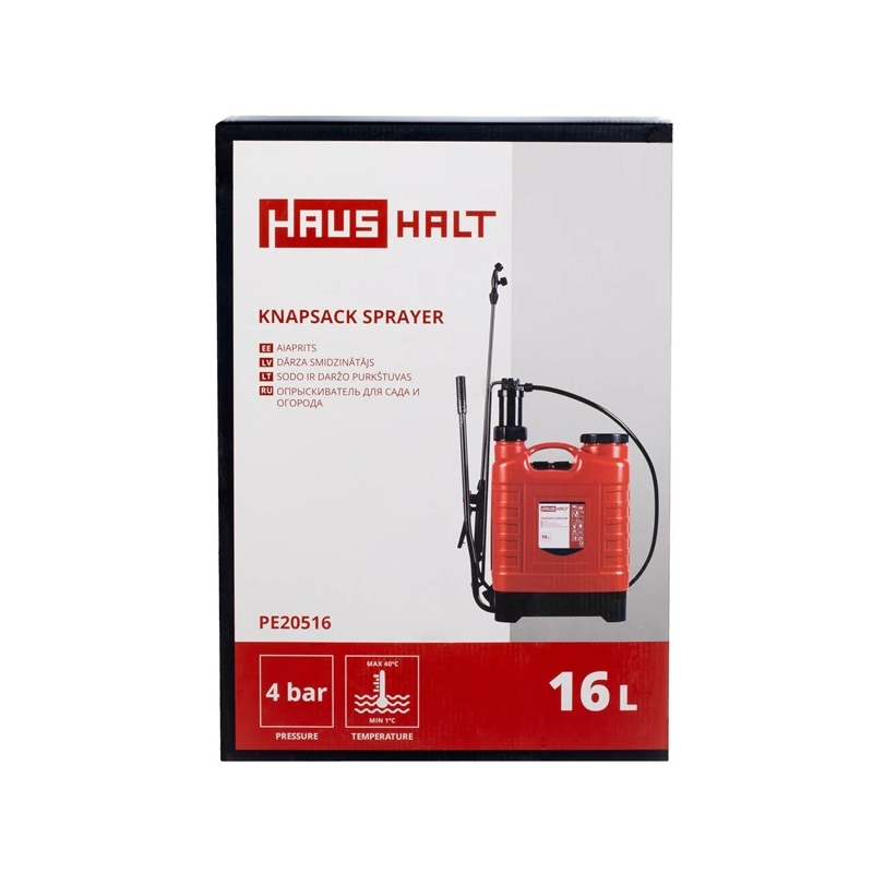 Purkštuvas Haushalt PE20516. 16 l
