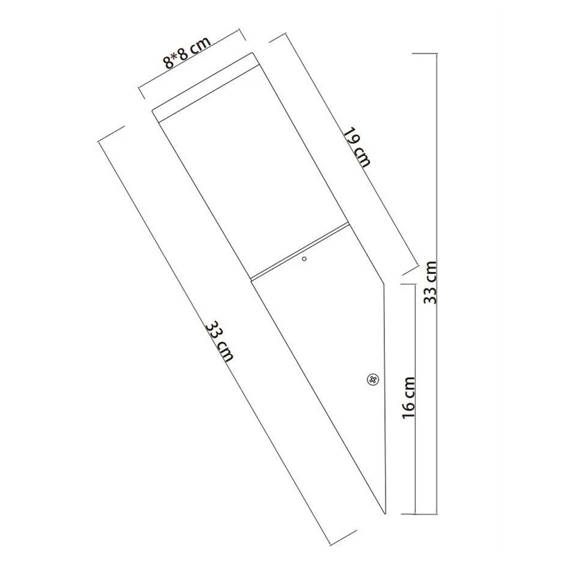 Sienas gaismeklis corte dh1430 e27 ip44