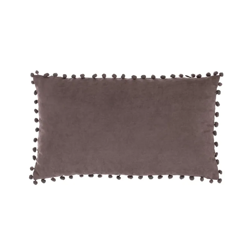 Dekoratīvs spilvens Domoletti Ponpon, pelēka krās., 30 cm x 50 cm