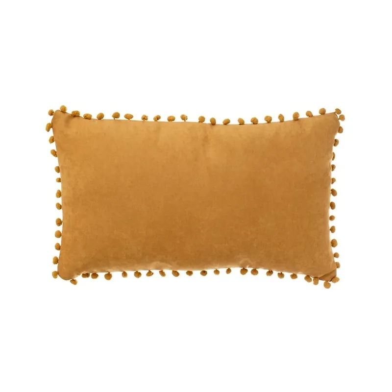 Dekoratīvs spilvens Domoletti Ponpon, dzeltena krās., 30 cm x 50 cm