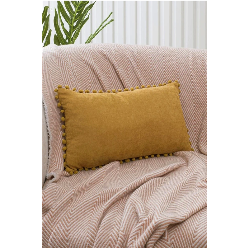 Spilventiņš dekorat ponpon-357 30x50cm