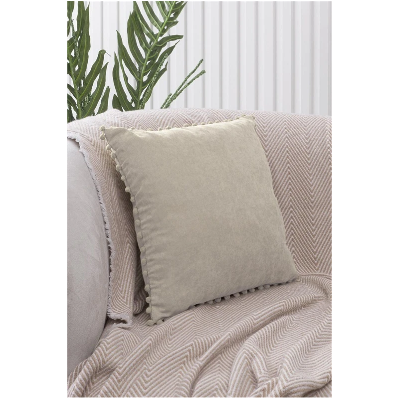 Spilventiņš dekorat ponpon-196 45x45cm