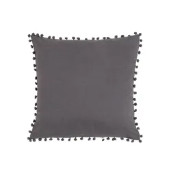 Dekoratiivne padi Domoletti Ponpon, hall v., 45 cm x 45 cm