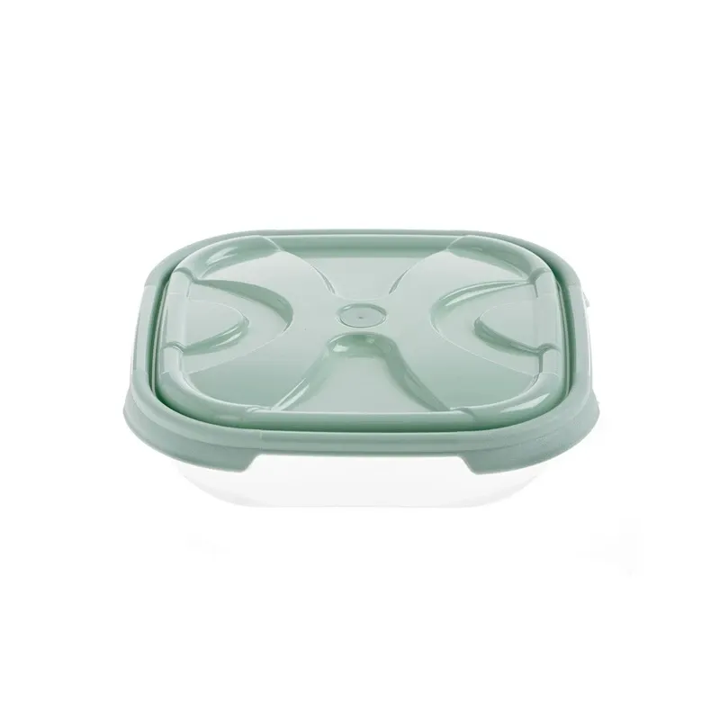 Food container square nordic green 0.55l