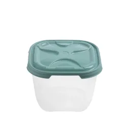 Food container square nordic green. 3 l