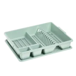 Nõudekuivatusrest Okko, 47.1 cm x 37.9 cm x 9.1 cm, polüpropüleen ,pp,, münt ,mint, v.