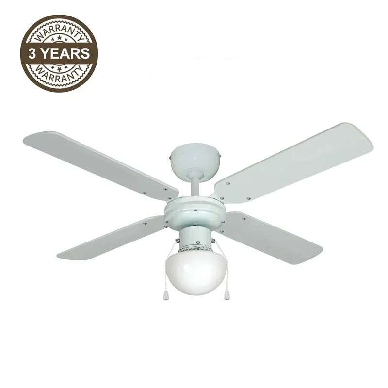 Griestu ventilators ar lampu Domoletti Plino, 50 W, 1 gab.