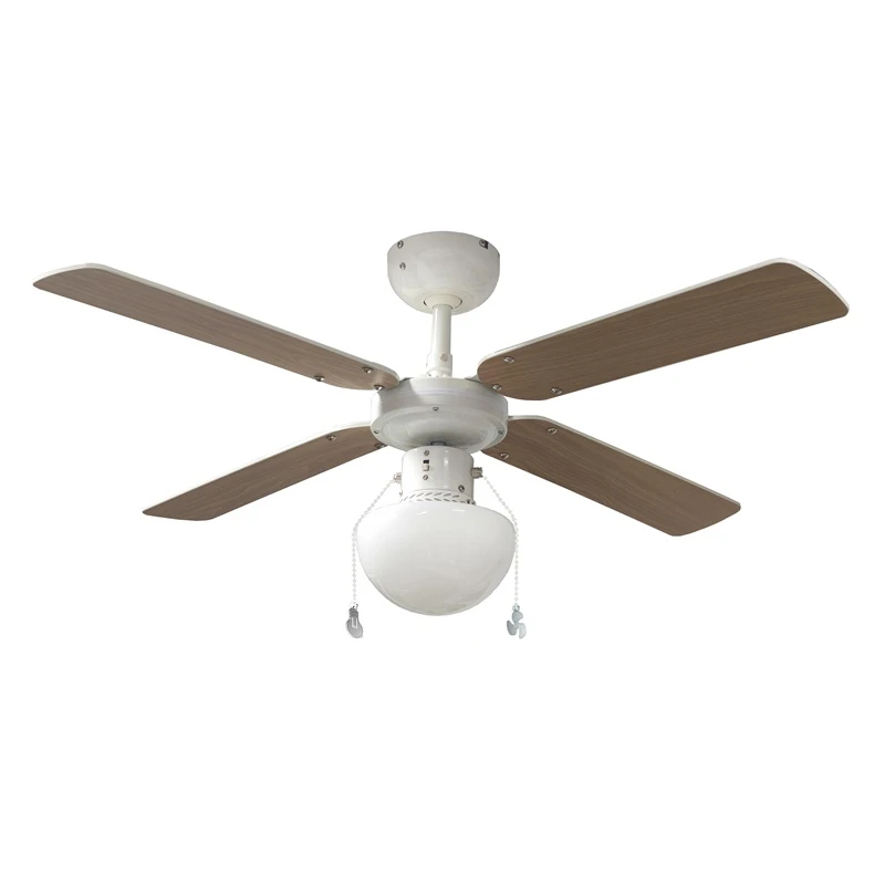 Lampa griestu+vent. tērauda e27 balts