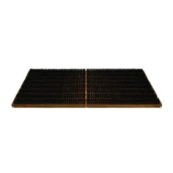 Bristle mat - wood frame 58x38cm