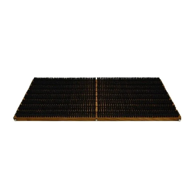 Bristle mat - wood frame 58x38cm