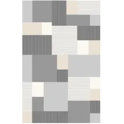 Vaip Domoletti Omega, hall v.-beež v., 150 cm x 80 cm