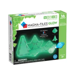 MAGNA-TILES Magnetic building tiles Glow, 16 pcs