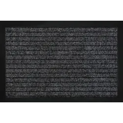 Придверный коврик Domoletti KSKHLG-039, антрацитовый цв., 40 см x 60 см x 0.65 см