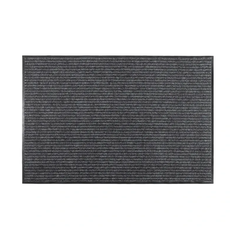 Durvju paklājs Domoletti KSKHLG-041, antracīta krās., 100 cm x 150 cm x 0.65 cm