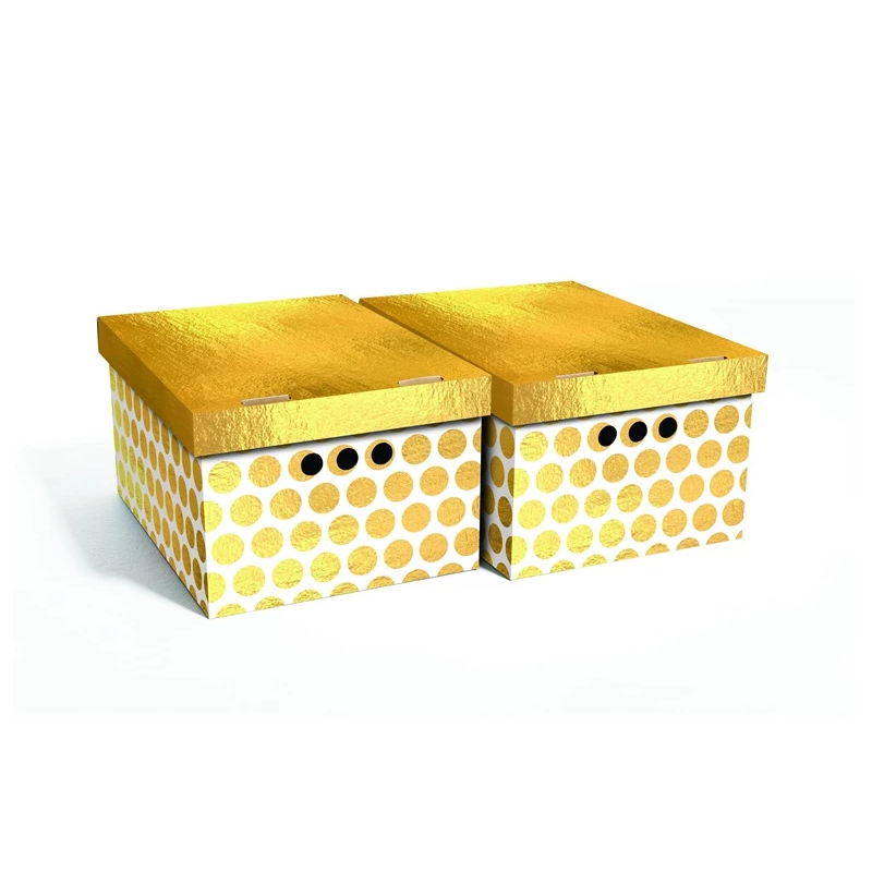 Kaste kart.sal. a4 2gab 33x25x18cm zelta