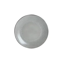 Sķīvis pusd. domoletti brūns ar orn.27cm