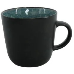 Mug glaze ins and out dark green 400ml