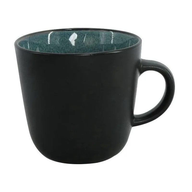 Mug glaze ins and out dark green 400ml