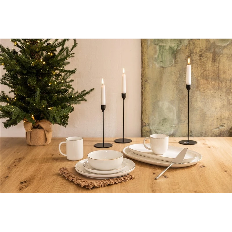 Sķīvis des. domoletti ar zelta mal. 19cm