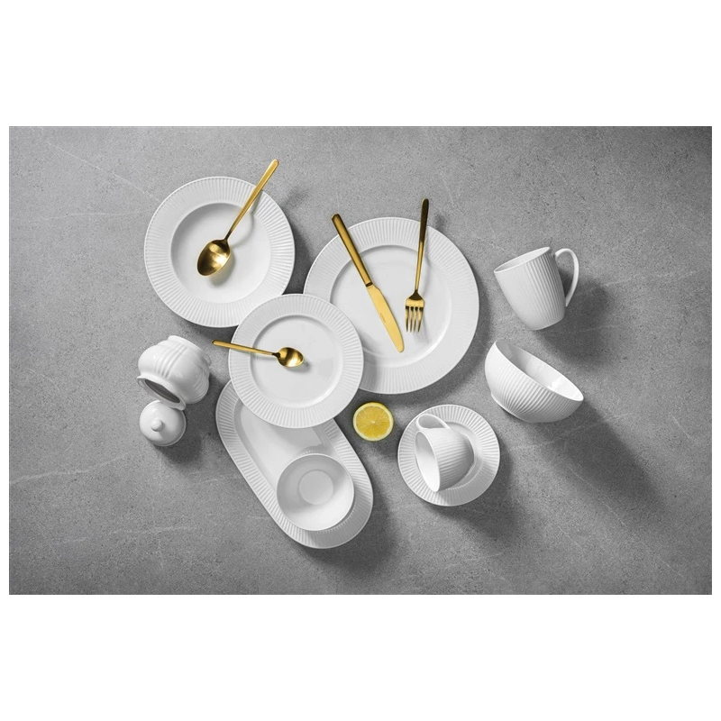 Šķīvis serv.ovali domoletti lines 30cm