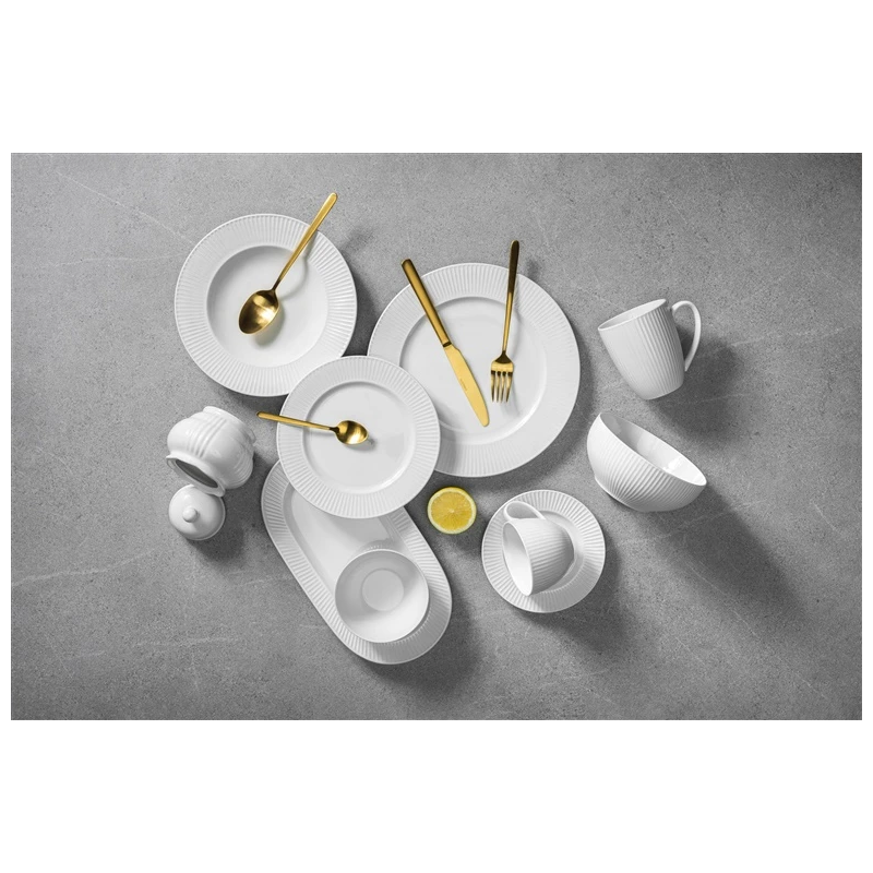 Šķīvis serv.ovali domoletti lines 30cm