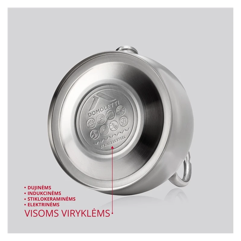 Tējkanna 2l nerūsējošā tēraud cwy010