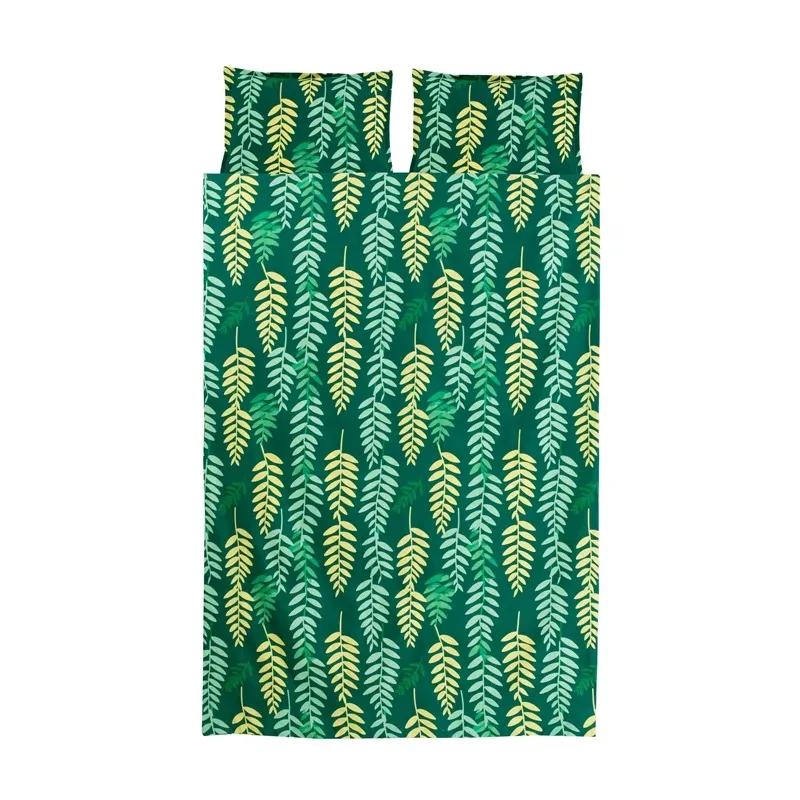 Комплект постельного белья Okko CD001, зеленый, 200 x 220 cm