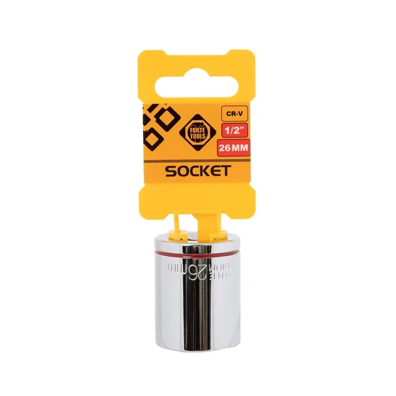 Socket head Forte Tools. 26 mm. 1-2