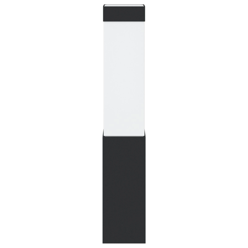 vidaXL Āra sienas gaisma 2 pcs Melna 10.5 x 6 x 33 cm