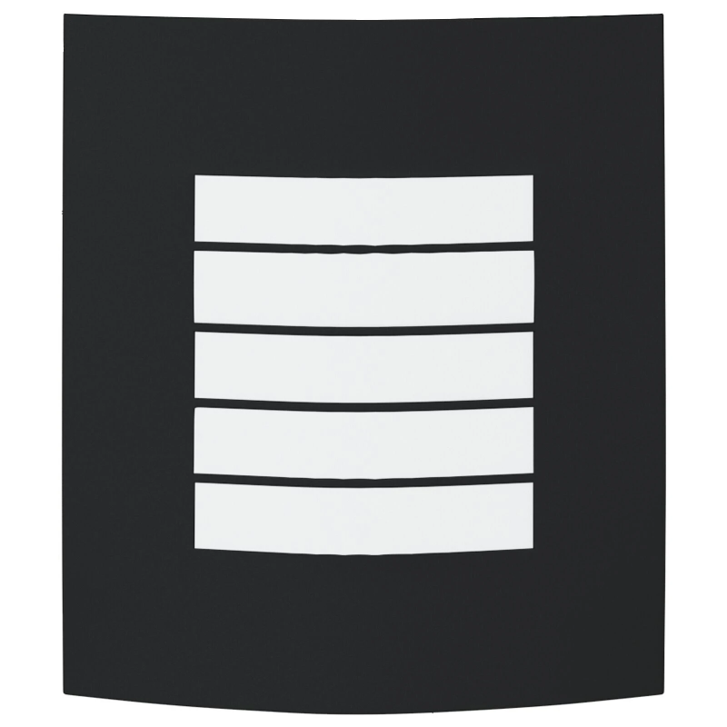 vidaXL Āra sienas gaisma Melna 23.5 x 9 x 26 cm