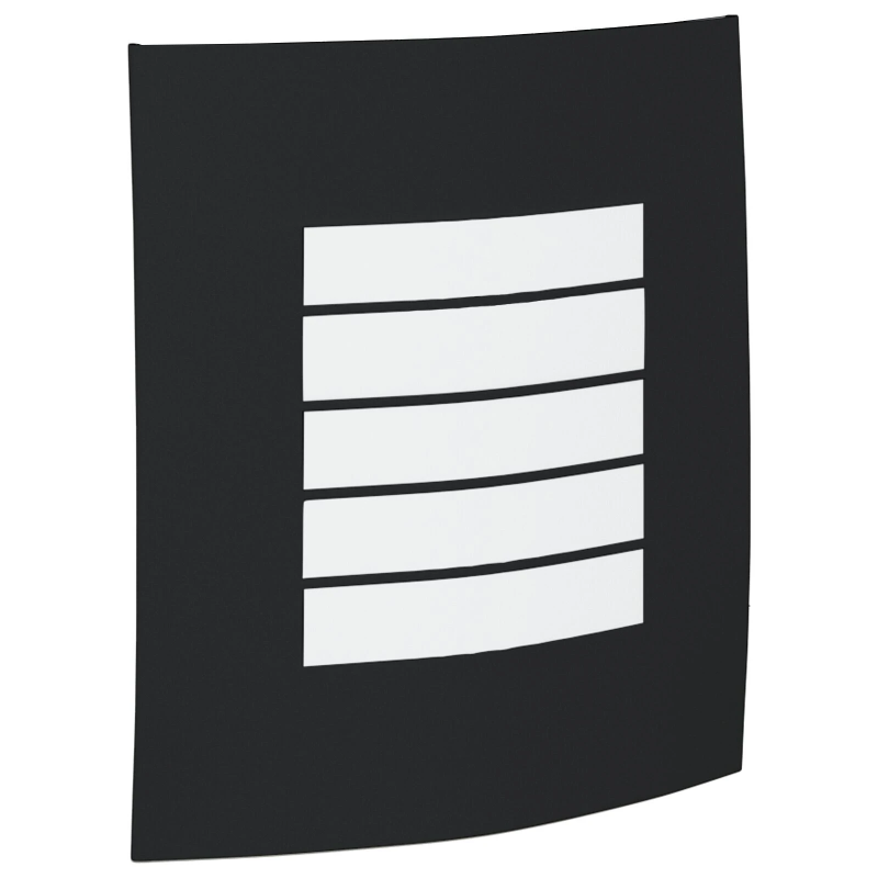 vidaXL Āra sienas gaisma Melna 23.5 x 9 x 26 cm