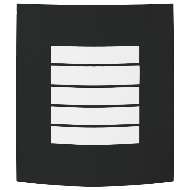 vidaXL Āra sienas gaisma 2 pcs Melna 23.5 x 9 x 26 cm