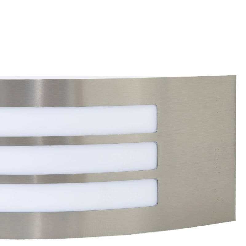 vidaXL Āra sienas gaisma Sudraba 32 x 10 x 10 cm