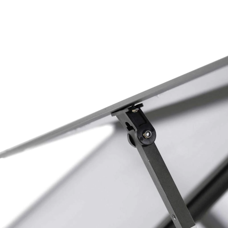 vidaXL siltumnīca ar pamatnes rāmi, antracītpelēks, 334x169x202 cm