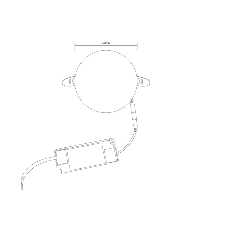 Led gaismeklis ieb frameless 18wapaļa