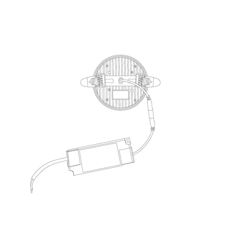 Lampa padziļinājums Domoletti Frameless, 4000°K, LED, balta krās.