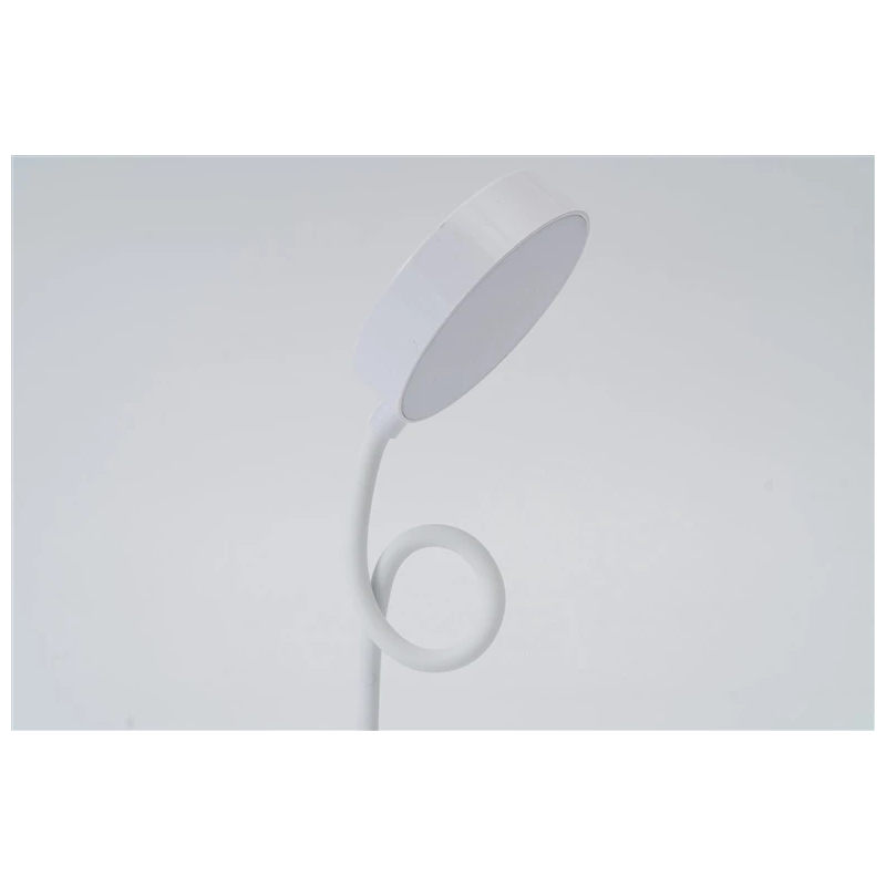 Lampa galda led ātri uzlād. balta