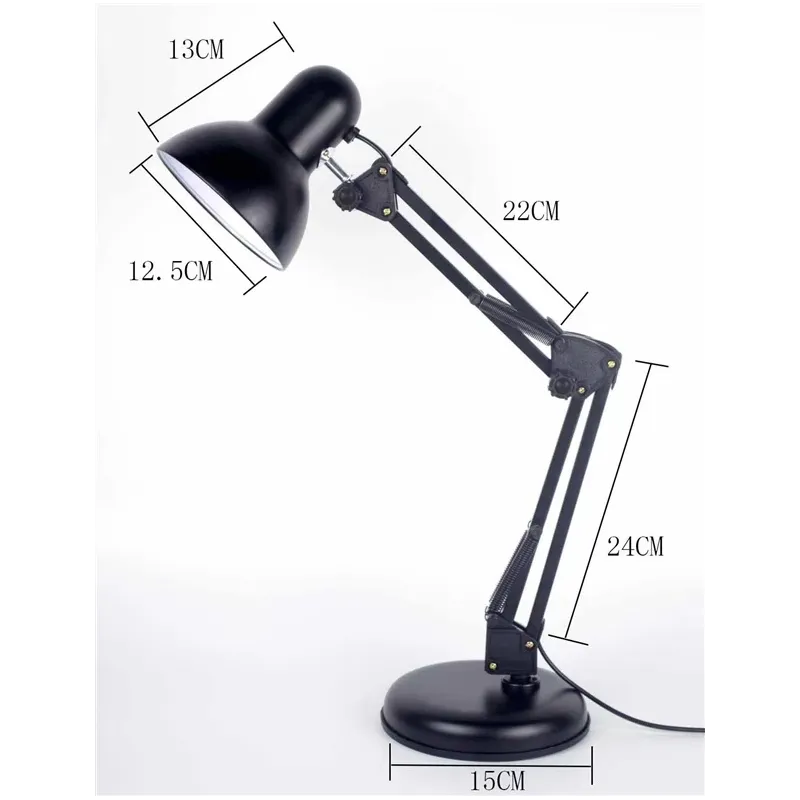 Darba galda gaismeklis Okko Arizona 811 BLACK, E27, 25W