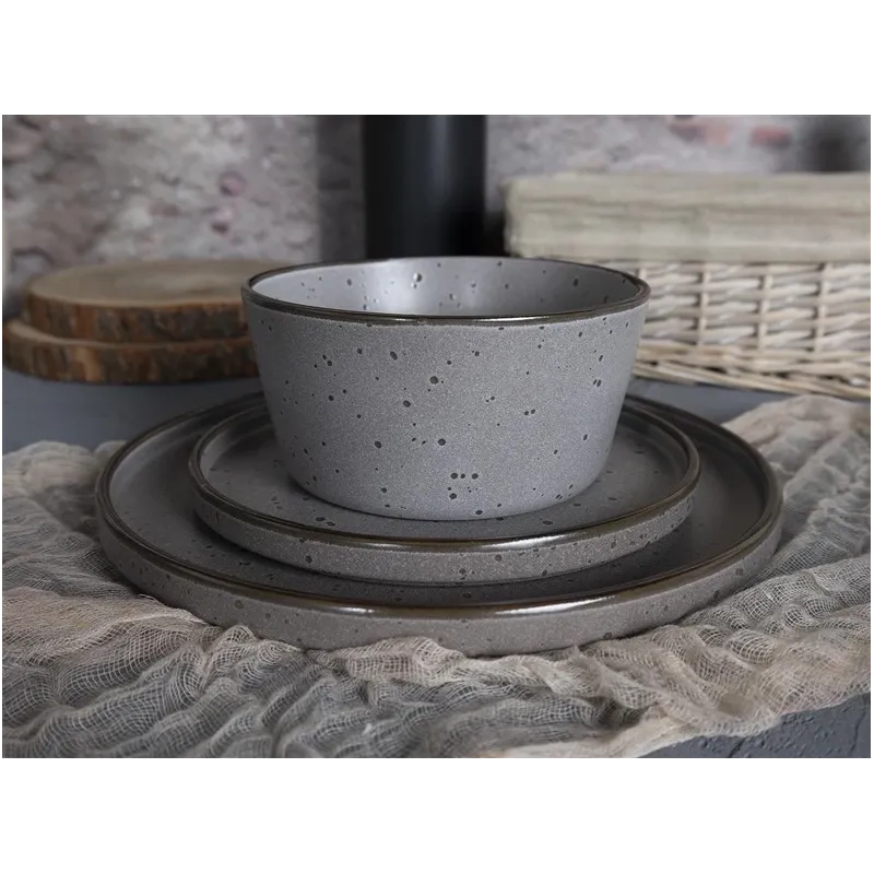 Bļoda domoletti brown dots 700ml