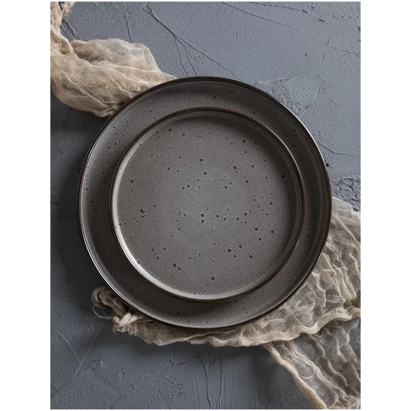 Šķīvis deserta Domoletti Brown Dots, DIA 19.6 cm, brūna