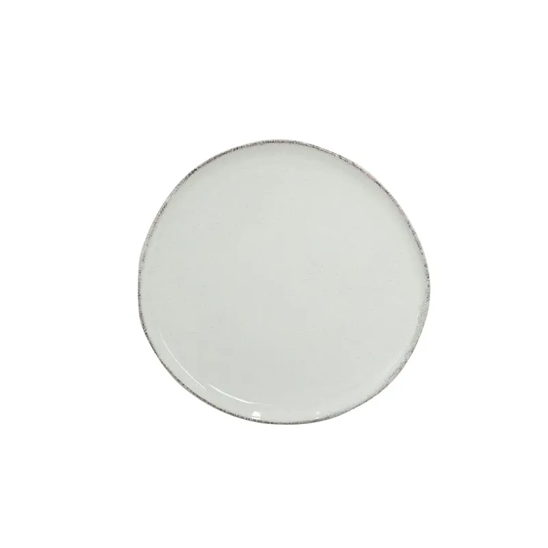 Šķīvis pusdienu Domoletti Sesam Dots, DIA 26.8 cm, balta